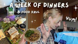 a week of dinner inspiration & weekly food shop  emily rose