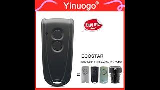 Yinuogo - YNG184 - How to program ECOSTAR RSC2-433 RSE2-433 Garage Door Remote Control ?