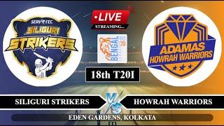 Live SS vs HW 18th T20I Live Match  Bengal T20 Live Score  Siliguri vs Howrah Live Match