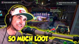 Summit1g hijacks a ship FULL of loot Athena and Chest of Legends steal in Seas of Thieves