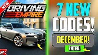 *NEW* ALL WORKING CODES FOR DRIVING EMPIRE 2022  ROBLOX DRIVING EMPIRE CODES 2022  DECEMBER 