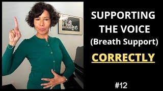 Breath Support for Singing - CLEARLY & CORRECTLY explained - FINALLY