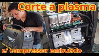 Tudo sobre Corte a Plasma com Compressor Embutido -Tork 50A Plc9050