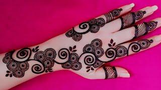 New Simple Stylish mehndi design  Easy mehndi design  Cone designs  Mehandi designs  Mehandi