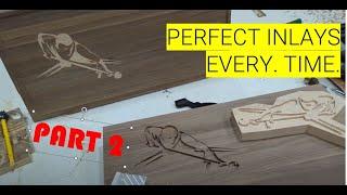 How to make perfect inlays Part 2 - Woodworking skills with CNC