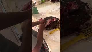 Live Fish Cutting in Cambodia Fish Market