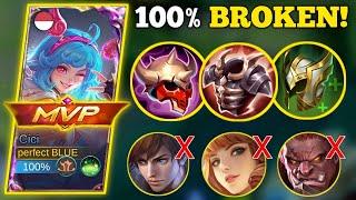 REASON WHY TANK BUILD IS BROKEN  CICI BEST BUILD AND EMBLEM -MLBB #cicimlbb #ciciplays #cici