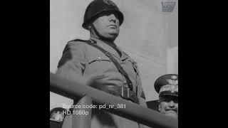 Soldiers Goose Step March Past Italian Dictator Benito Mussolini 1938  Stock Footage #shorts