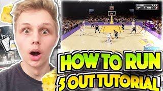 HOW TO RUN 5 OUT OFFENSE IN NBA 2K19 BEST CHEESE OFFENSE NBA 2K19