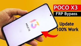 Poco x3 google account bypass  Poco x3 frp bypass  Poco X3 Miui 13 frp remove