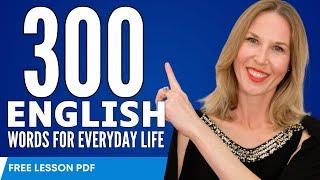 300 English Words for Every Day Life  English Vocabulary