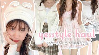 YESSTYLE TRY-ON HAUL + REVIEW  honest and affordable pinterest + kpop inspired 