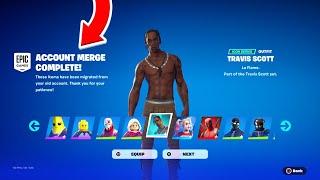 HOW TO MERGE FORTNITE ACCOUNTS 2024