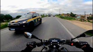 Viajando com a Yamaha Fz15 Na BR101 Ratiou na subida Desempenho da Fz15 na Estrada #fz150