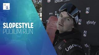 Evan McEachran CAN  3rd place  Mens Slopestyle  Mammoth  FIS Freestyle