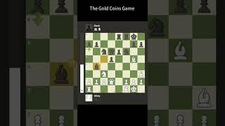 Frank Marshall black vs Stefen Levitsky white in the brilliant gold coins game 