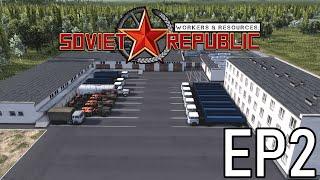 Building an Island Socialist Utopia Workers and Resources Soviet Republic - Ep2 City Planning