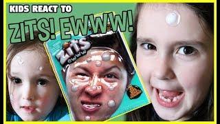 Kids React to Zits Ewww Pop and Play Pimples Toy