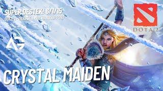 SÜPER HARDSUPPORT DERECELİ MAÇ 6115 CRYSTAL MAIDEN - DOTA 2 TÜRKÇE