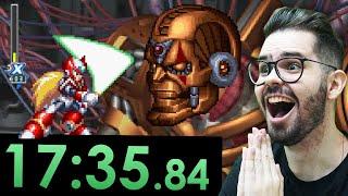 ZERANDO MEGA MAN EM X6 EM 17 MINUTOS RECORDE MUNDIAL REACT - feat. @sharivan2006 @ChequerChequer