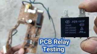 Air Conditioner PCB Relay Testing With Digital Meter in Urdu Hindi