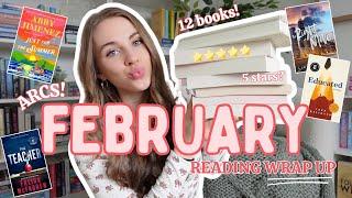 the 12 books I read in February  monthly reading wrap up