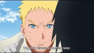 Naruto thought  that sasuke was cheating on sakura  naruto and sasukesarada rescue sakura