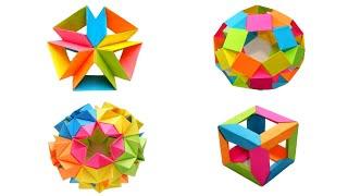 Елочные игрушки из бумаги своими руками. Новогоднее украшение оригами