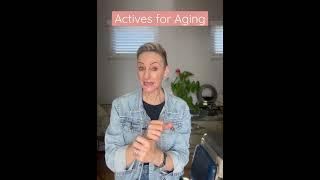 My go to actives to treat the signs of ageing. #skincareactives #skincareactives101 #ageing