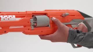 NERF Elite - Alphahawk Accustrike Blaster - Demo Video