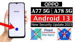 Oppo {A77  A78} 5G FRP Unlock ANDROID 13 No Talkback  100% Work 2023 without pc