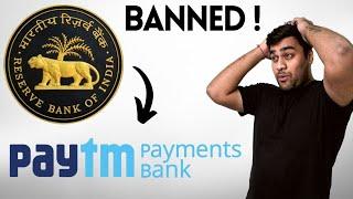 Paytm Banned By RBI ? Full Details in Hindi