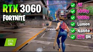  RTX 3060  Fortnite - Capítulo 4 - Temporada 2  1080p 1440p 4K  RTX + DLSS 