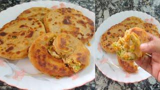 New Egg Bun Paratha Recipe  Anda Paratha Recipe  Layered Paratha Recipe  Nafishas Flavour