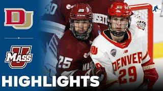 Denver vs UMass  NCAA College Hockey  Highlights - March 28 2024