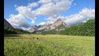 Timelapse Belly River Glacier National Park