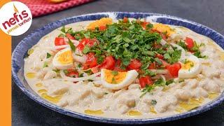 Turkish White Bean Salad Piyaz Recipe  How to Make Bean Salad with Tahini Dressing