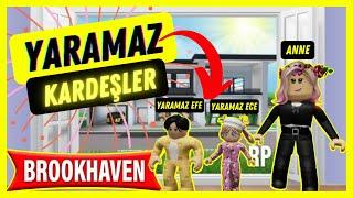 İKİ YARAMAZ İŞ BAŞINDA ECE ve EFEnin KÜÇÜKLÜK HALLERİROBLOX Brookhaven HİKAYE