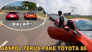 TOYOTA 86 AKANG MV DIGEBER MOBIL ANR RIDER‼️AUTO DIAJAK BALAP