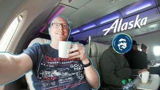 FANTASTIC Alaska Airlines First Class