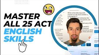 The 25 ACT English Problem Types  Learn Every ACT English Skill  ACT English Strategies and Tips