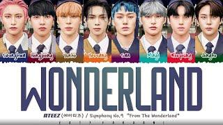 ATEEZ - WONDERLAND Symphony No.9 From The Wonderland Lyrics Color Coded_Han_Rom_Eng