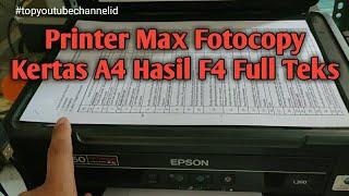 Cara Foto Copy Kertas Panjang F4 Pada Printer Kecil Max Kertas Pendek A4