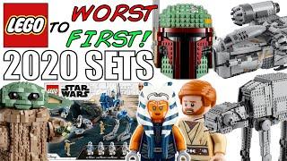 LEGO Worst To First  ALL LEGO Star Wars 2020 Sets