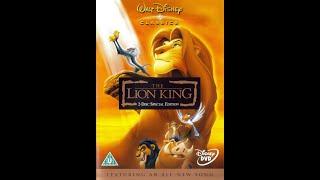 Opening to The Lion King Special Edition UK DVD 2003