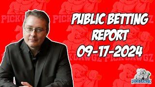 MLB Public Betting Report Today 91724  Against the Public with Dana Lane