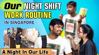 A Day in our life With Eng Subtitles  Night shift work routine in Singapore  DIML