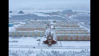 Северный город Удачный - очень холодный но невероятно красивый город Якутии