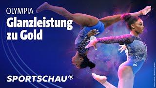 Turnen Simone Biles holt zum sechsten Mal Gold  Olympia 2024  Sportschau