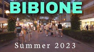 Bibione Italy  Evening Walking Tour 4K UHD